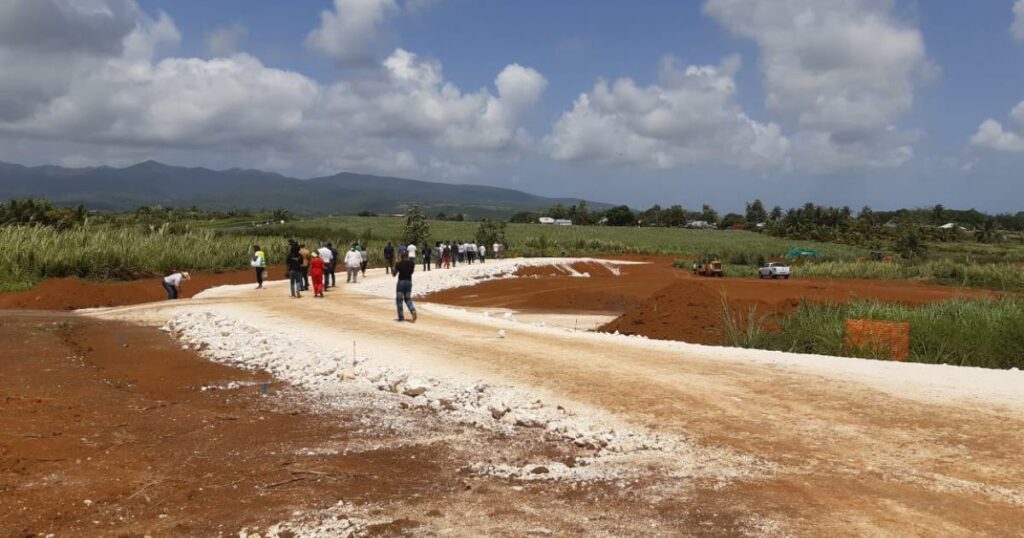 Aménagement en cours sur le site de la future déviation (photo RCI/2021)