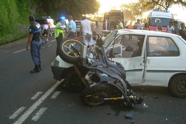 Accident moto Martinique