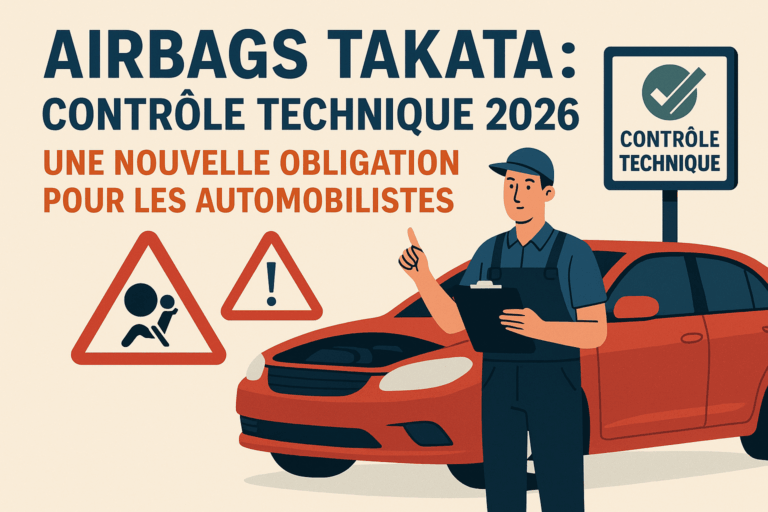 Airbags Takata contrôle technique 2026 : une nouvelle obligation pour les automobilistes d’Outre-mer