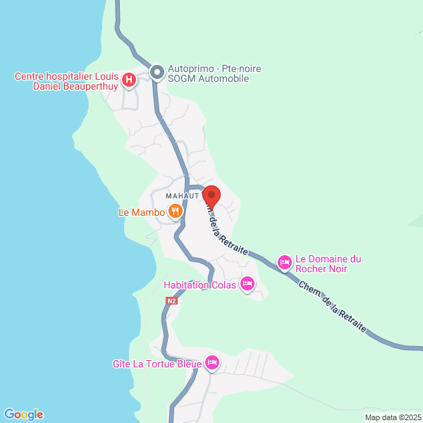 Carte de la RD23 – Traversée