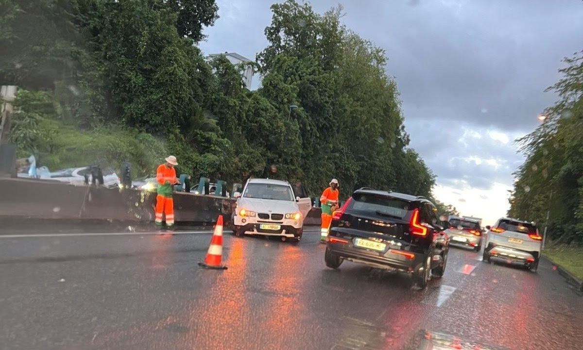 Accident sur la N4 Abymes : Gros Ralentissements – Le Point