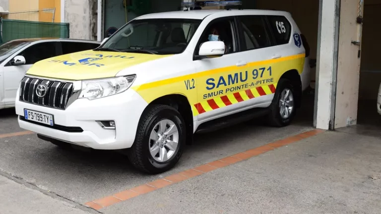 Véhicule intervention guadeloupe samu